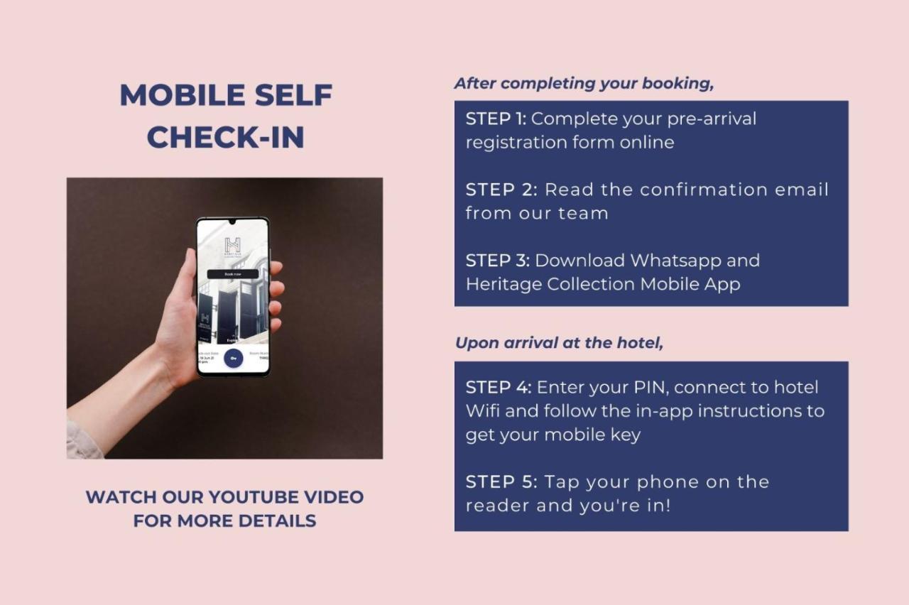 Heritage Collection On Clarke Quay - Mobile App Check-In Singapour Extérieur photo